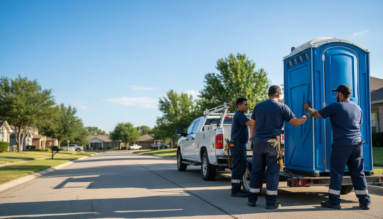 Portable Toilet Rental in Milano, TX near me